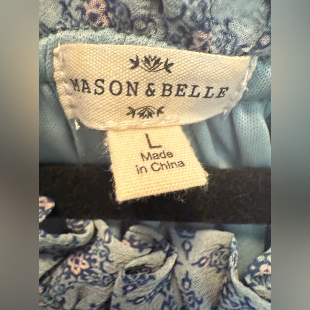 Mason & Belle Maxi Patchwork Design Boho‎ Dress - Size L - Picture 8 of 10